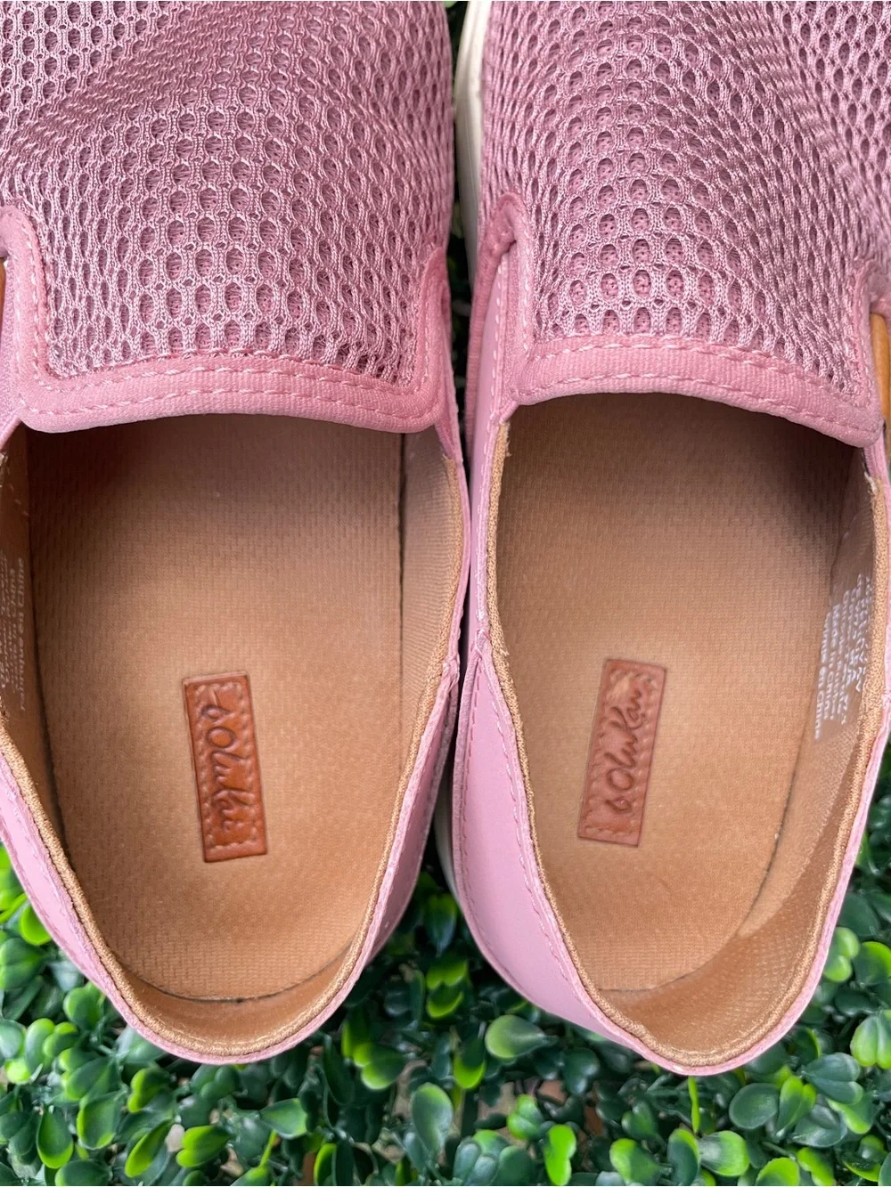 Olukai Womens Shoes Size 7.5 Pehuea Pink Slip On Low Top Comfort Casual